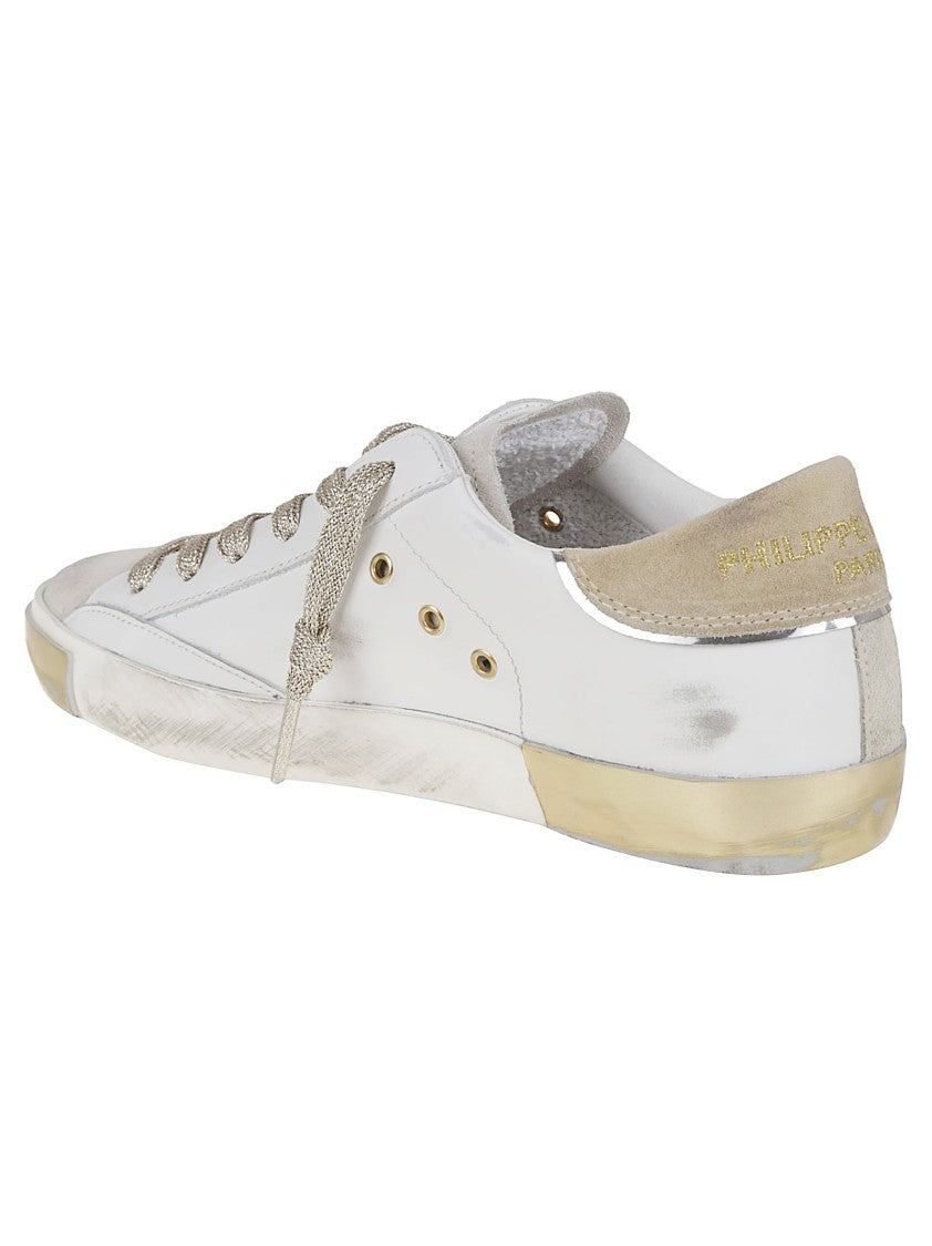 Philippe Model Calf Leather Sneakers With Detailing