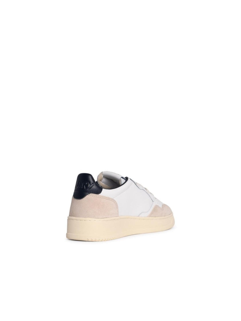 Autry Medalist Low' White Leather Sneakers