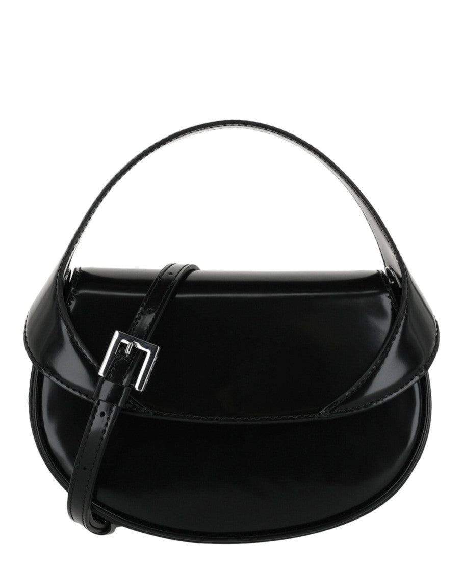 By Far Hari Patent Leather Shoulder Bag