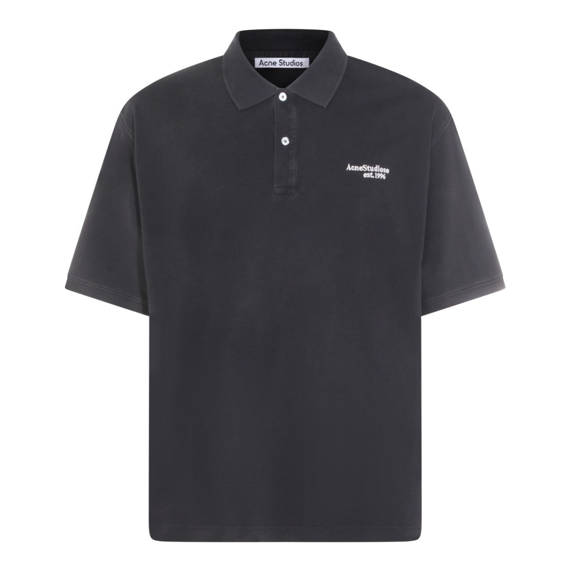 Acne Studios Essential Black T-Shirt With Round Neckline And Short Sleeves