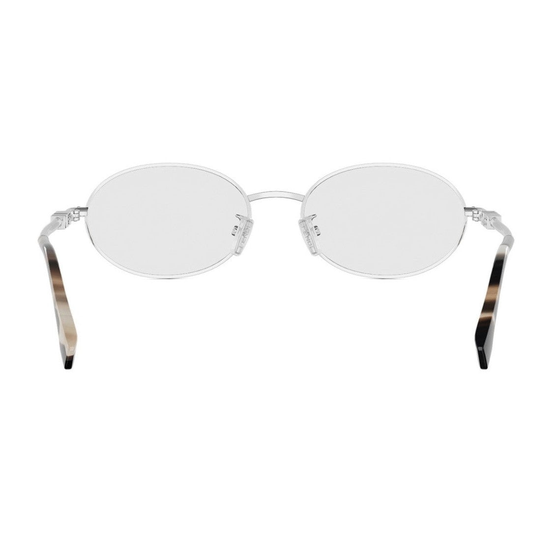 Fendi Silver Fendigraphy Metal Oval Sunglasses