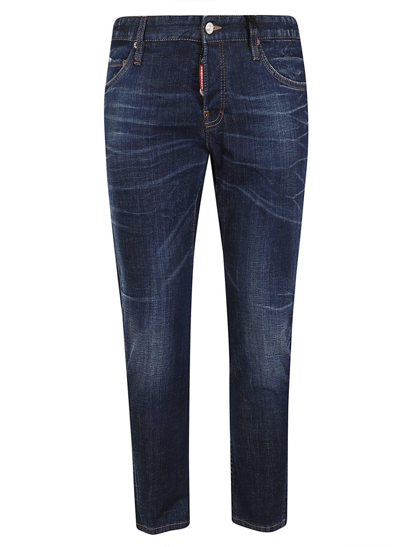 Dsquared2 Five-Pocket Slim Fit Jeans With Tapered Silhouette
