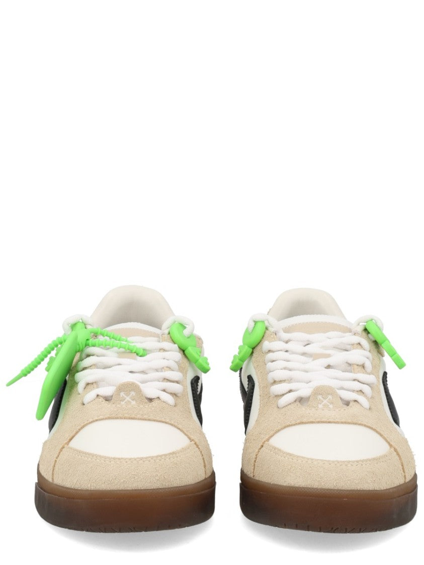 Off-White Beige End Of Play Suede Sneakers
