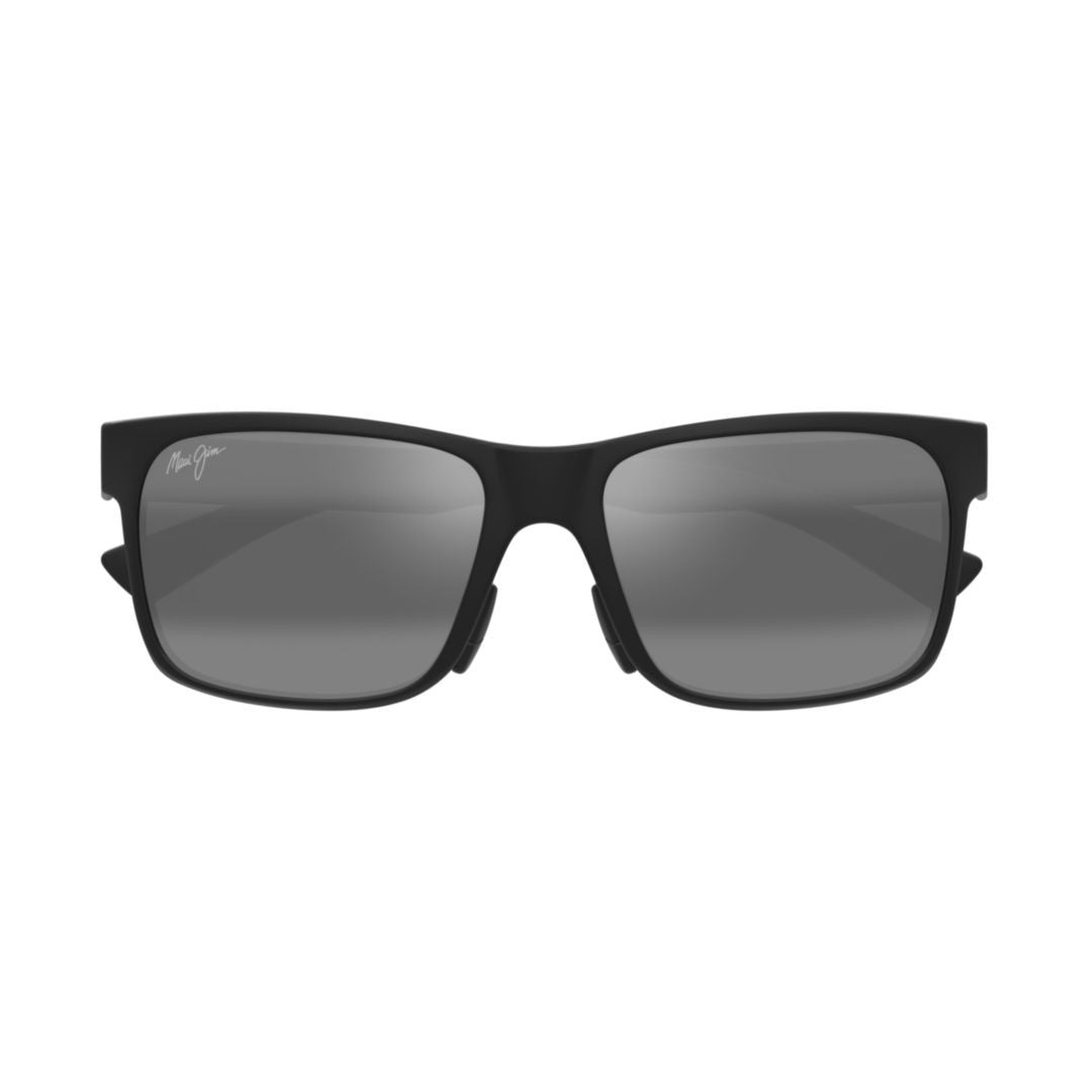 Maui Jim Black Mj0683s Matte Rectangular Sunglasses