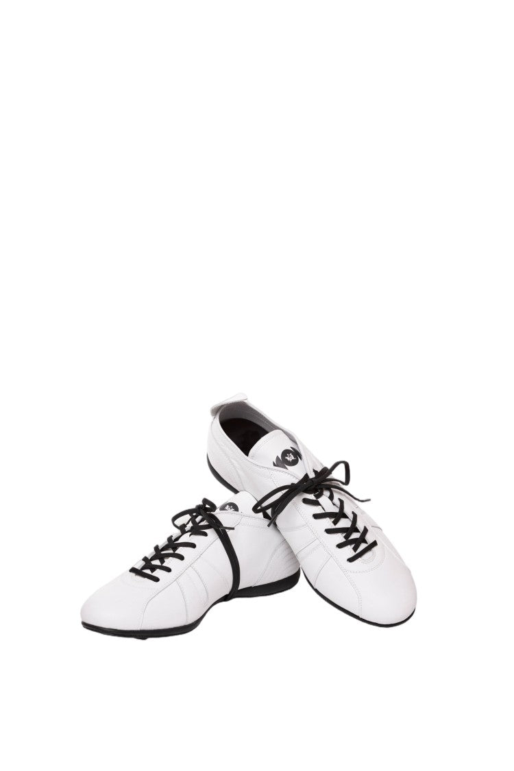 Pantofola D'oro Black Soft Calfskin Archival Sole Sneakers
