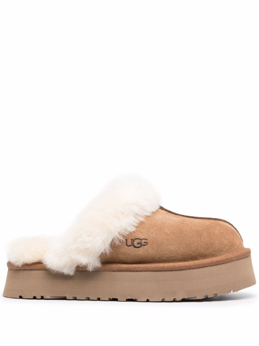 Ugg Brown Suede Slip-On Sandals