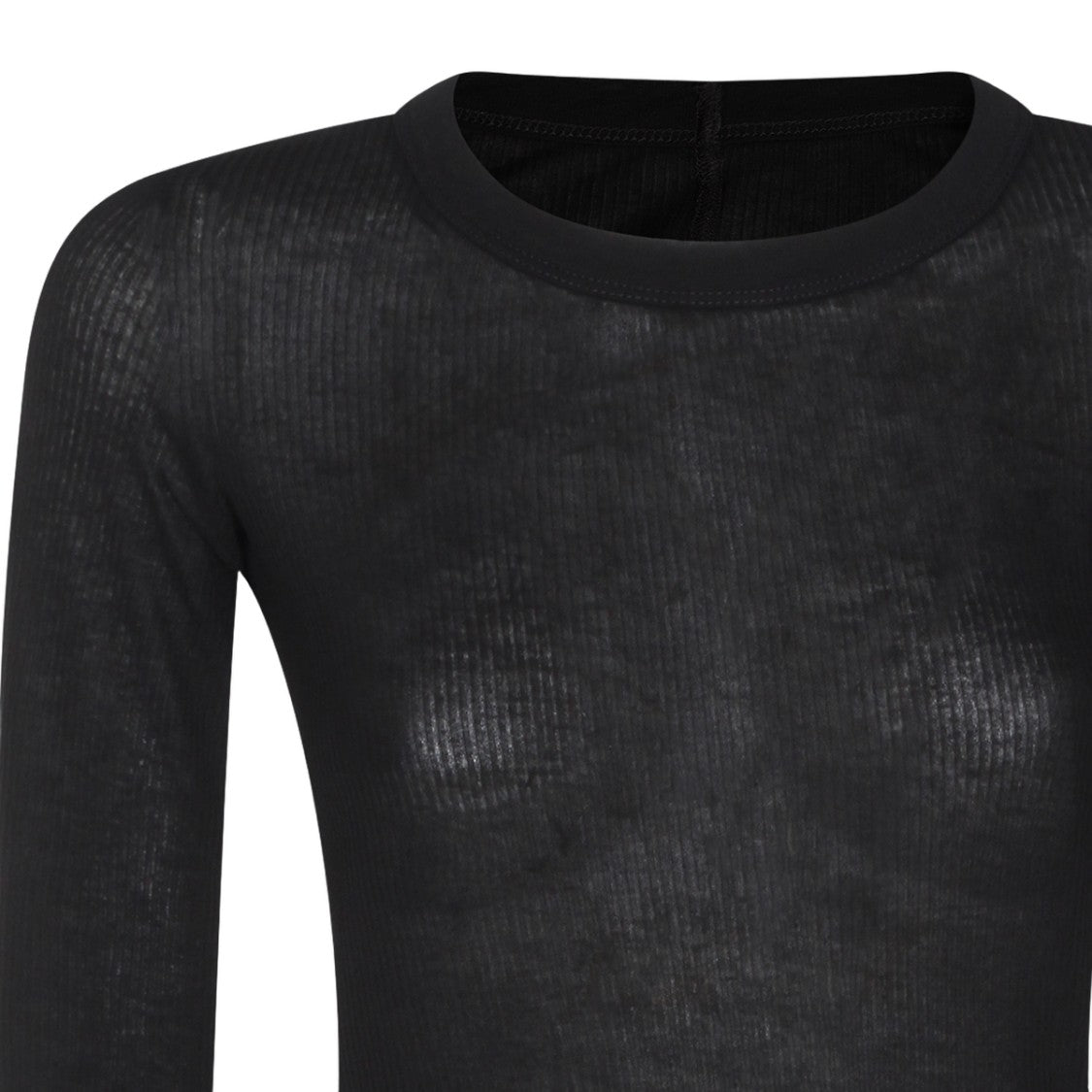 Rick Owens Slim-Fit Long-Sleeve Black Sweater