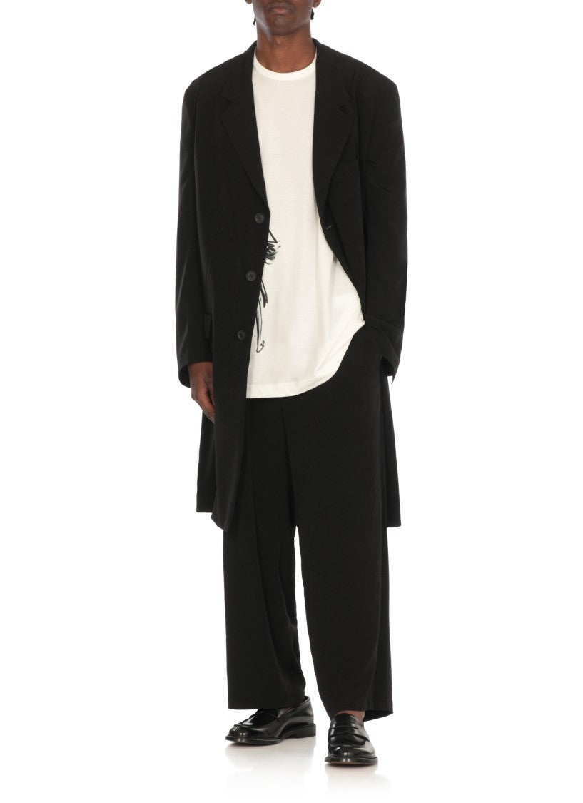 Yohji Yamamoto White Cotton T-Shirt