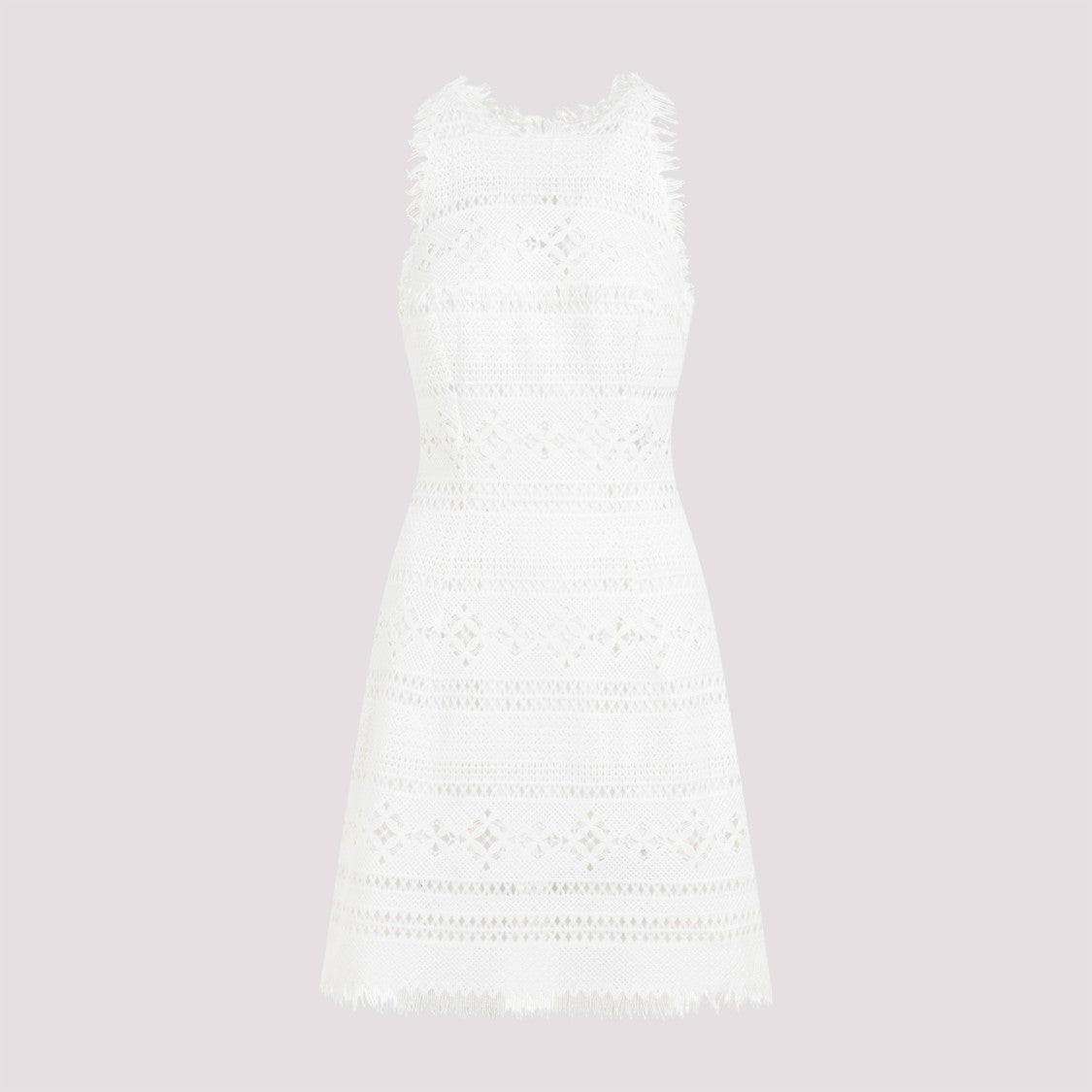 Ermanno Scervino White Polyester Dress