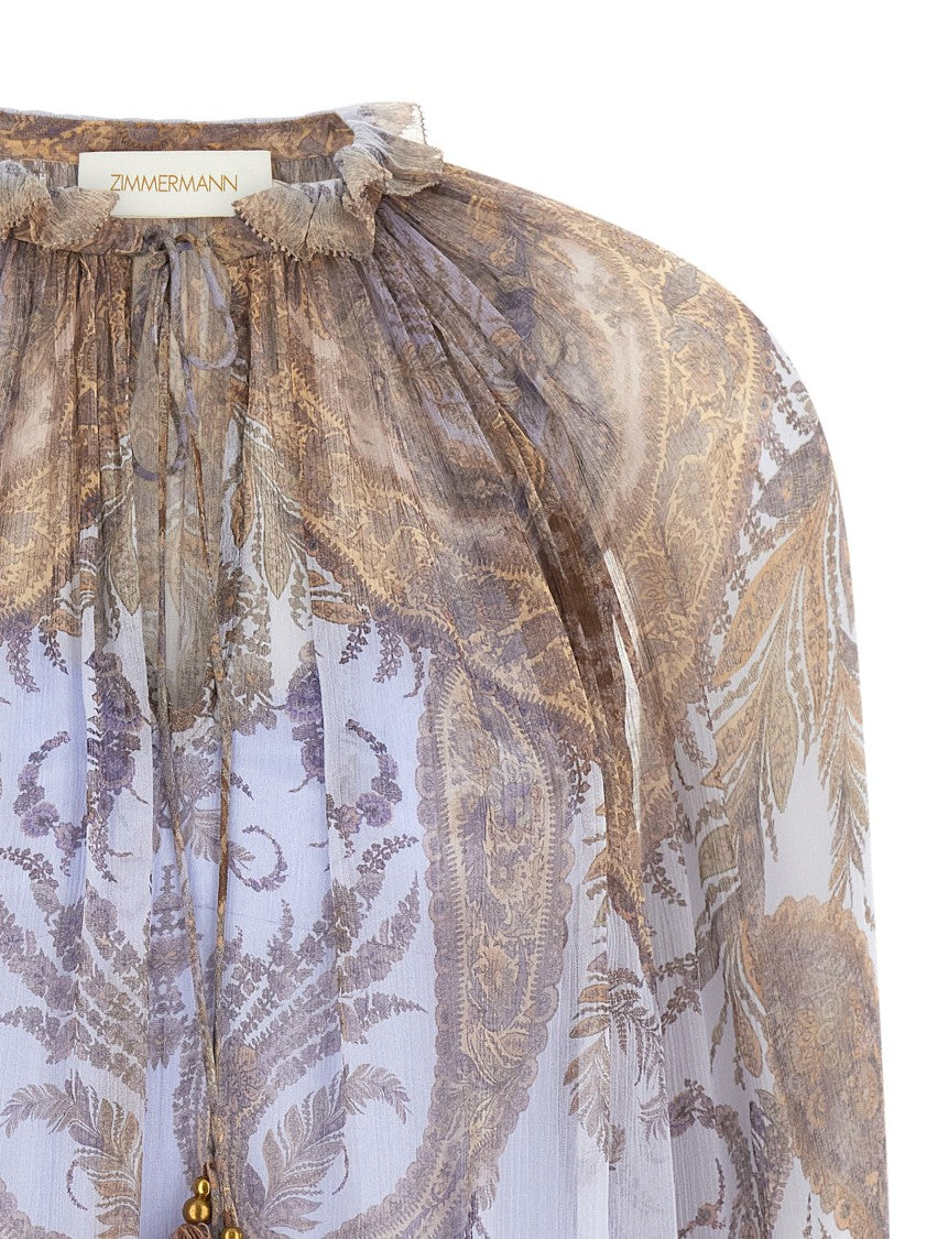 Zimmermann 'Hypnotic Billow' Blouse