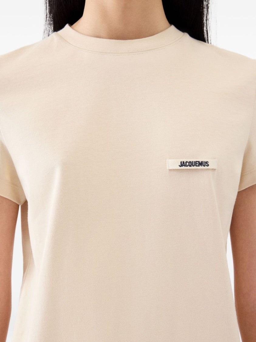 Jacquemus Short-Sleeved Silk And Nylon Top