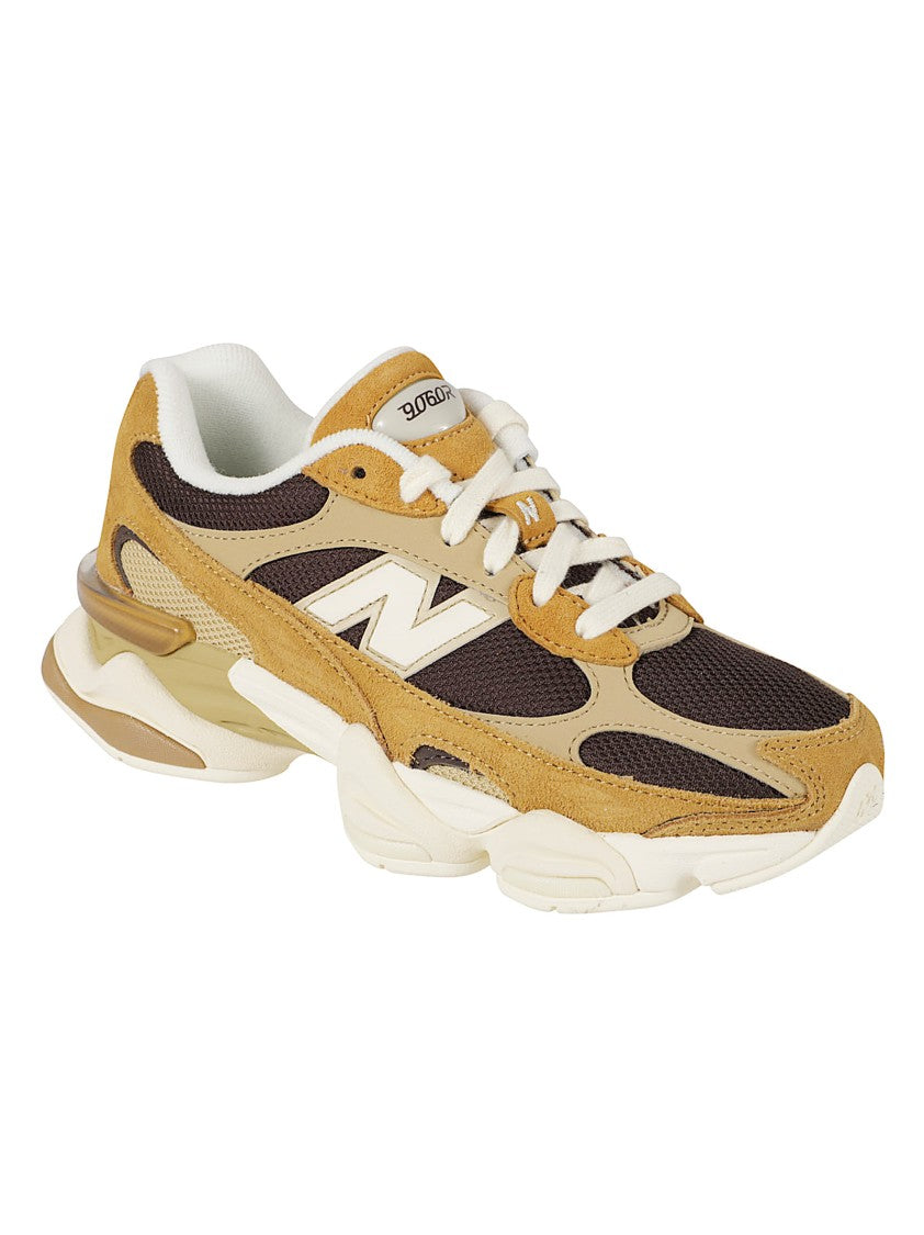 New Balance Layered Suede And Mesh Sneakers With Sculpted Sole