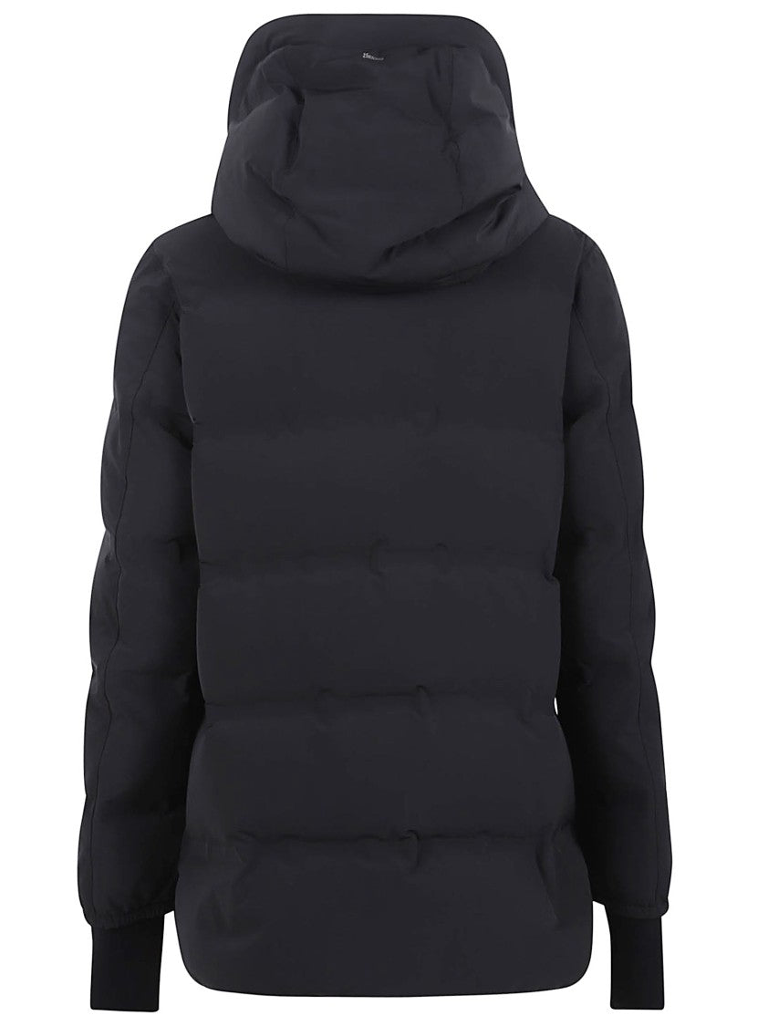 Herno Padded Down Coat With High Funnel Neck