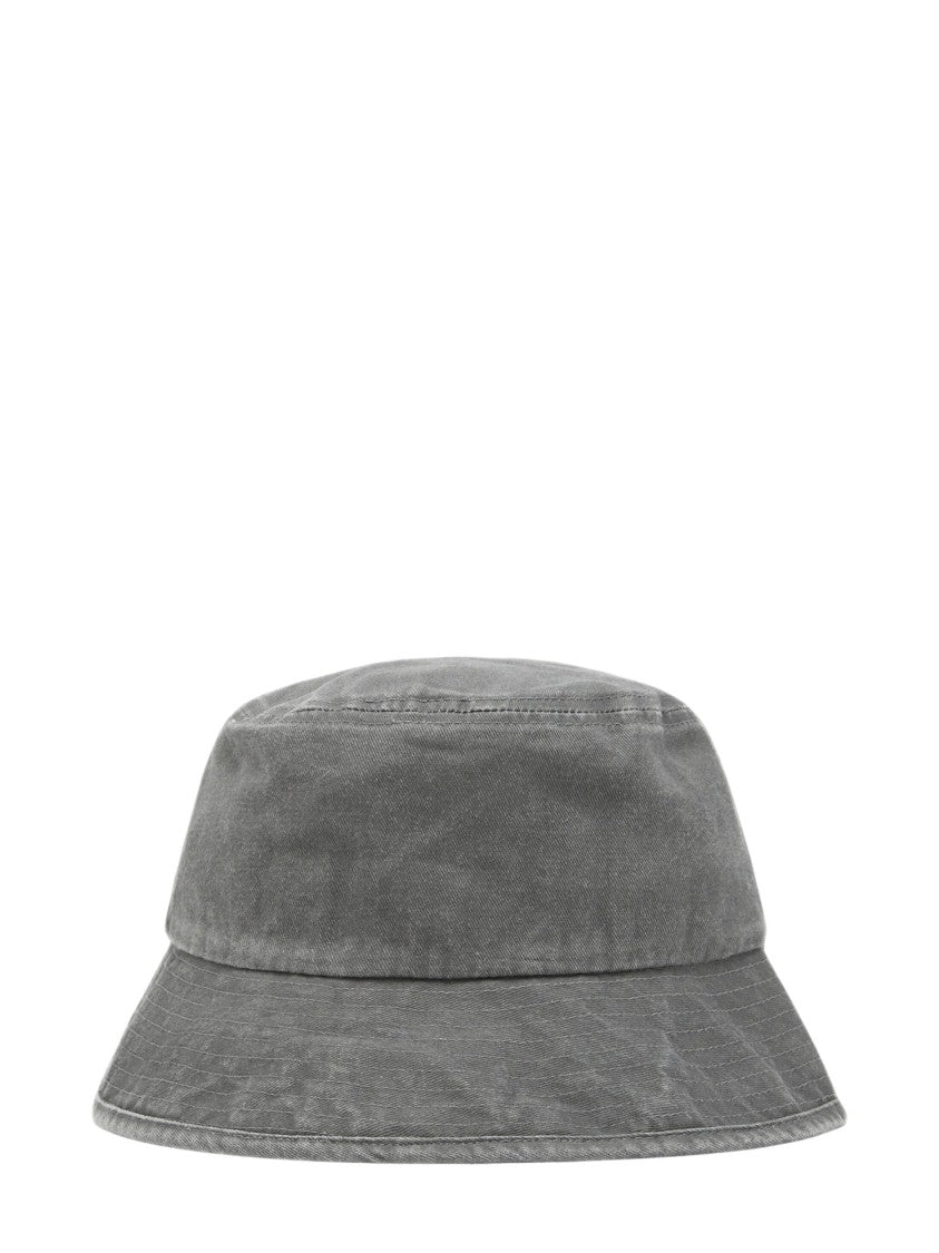 Mm6 By Maison Margiela Numeric Logo Washed Cotton Hat