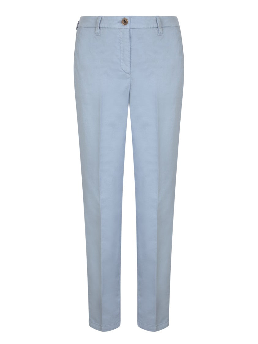 Jacob Cohen Blue Cropped Leg Trousers