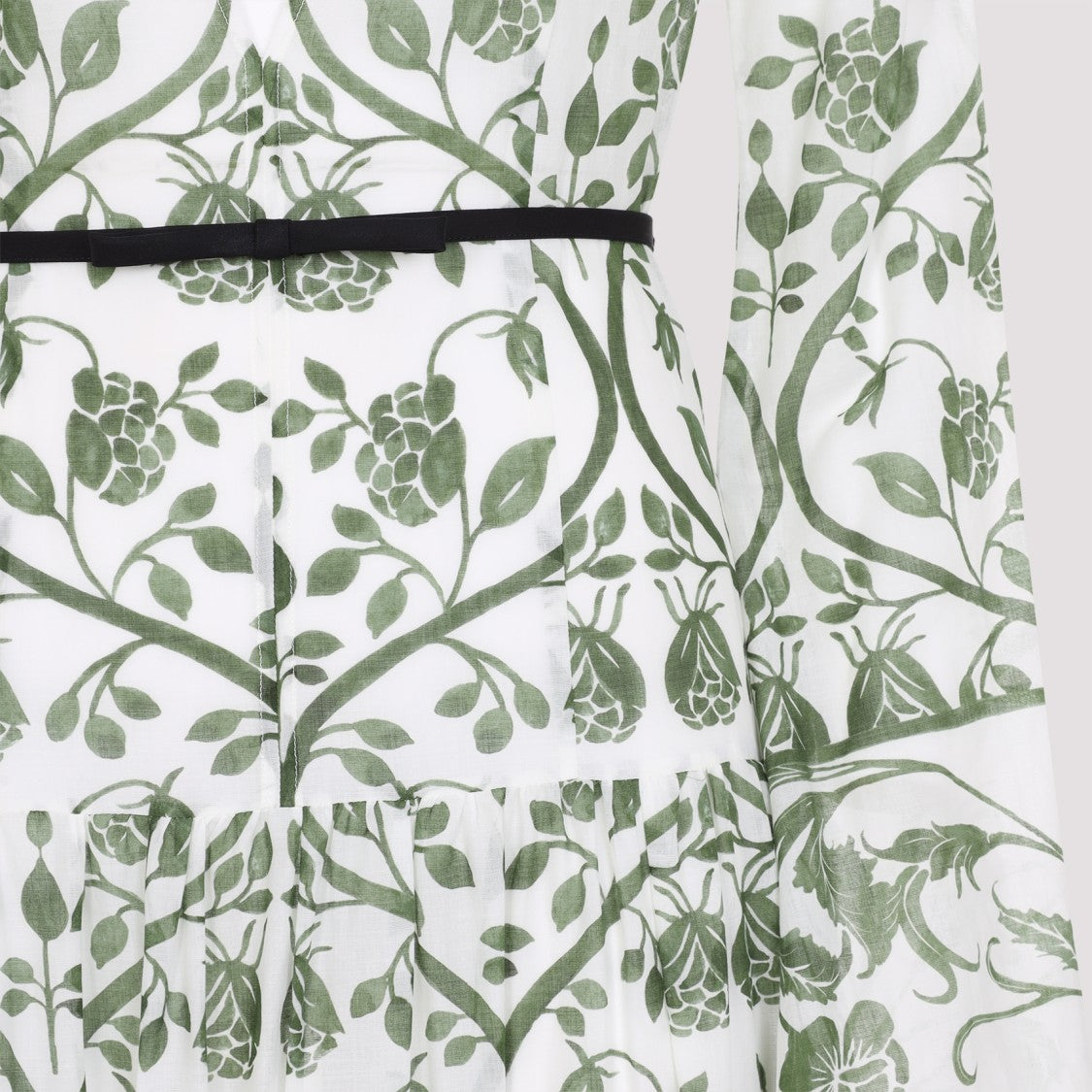 Giambattista Valli Floral Print Maxi Dress With Fitted Waist