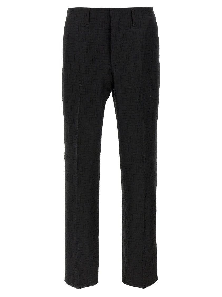 Fendi Ff Jacquard Pants