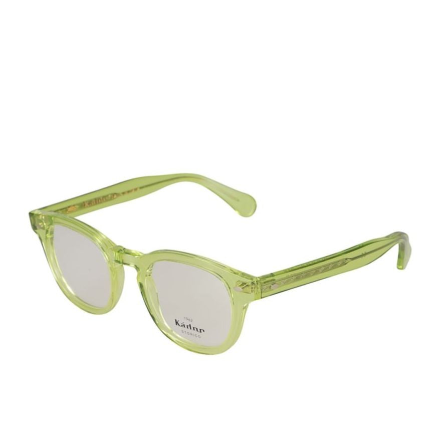 Kador Woody Cal 49 Translucent Light Green Rounded Square Eyeglasses