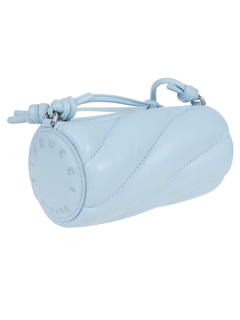 Fiorucci Light Blue Leather Mini Mella Bag