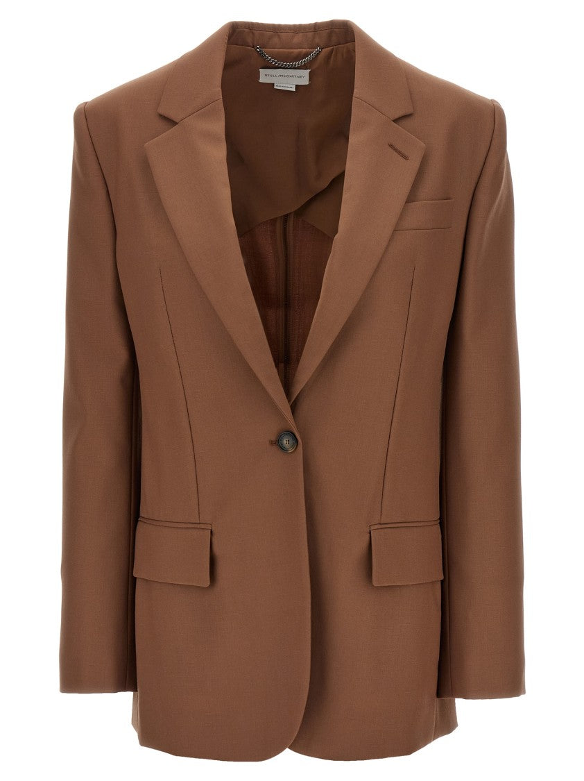 Stella Mccartney Single-Breasted Wool Blazer