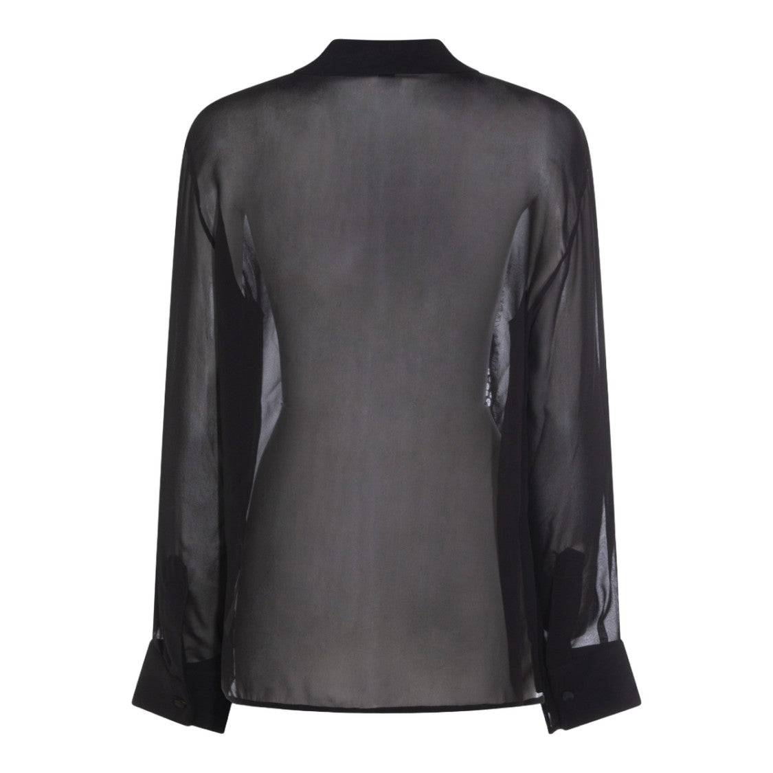 Roberto Cavalli Tailored Black Shirt With Button-Down Front