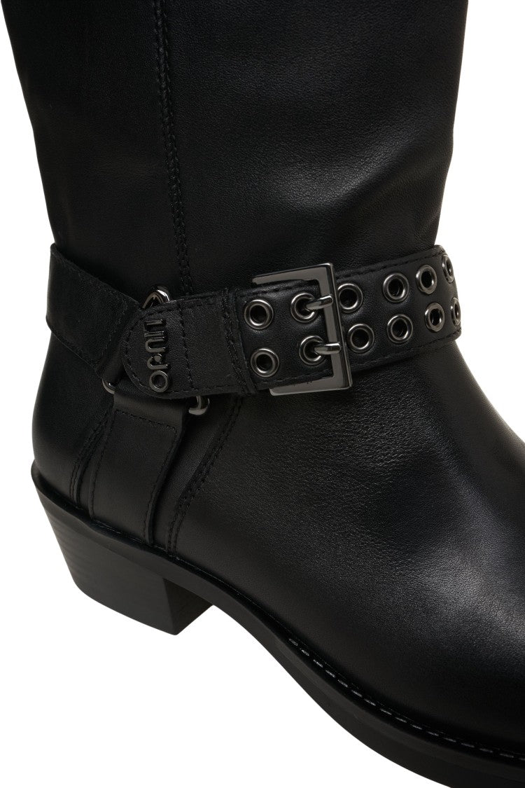 Liu Jo Leather Cowboy Boots