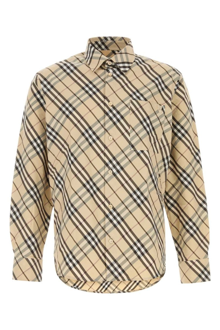 Burberry Embroidered Poplin Shirt