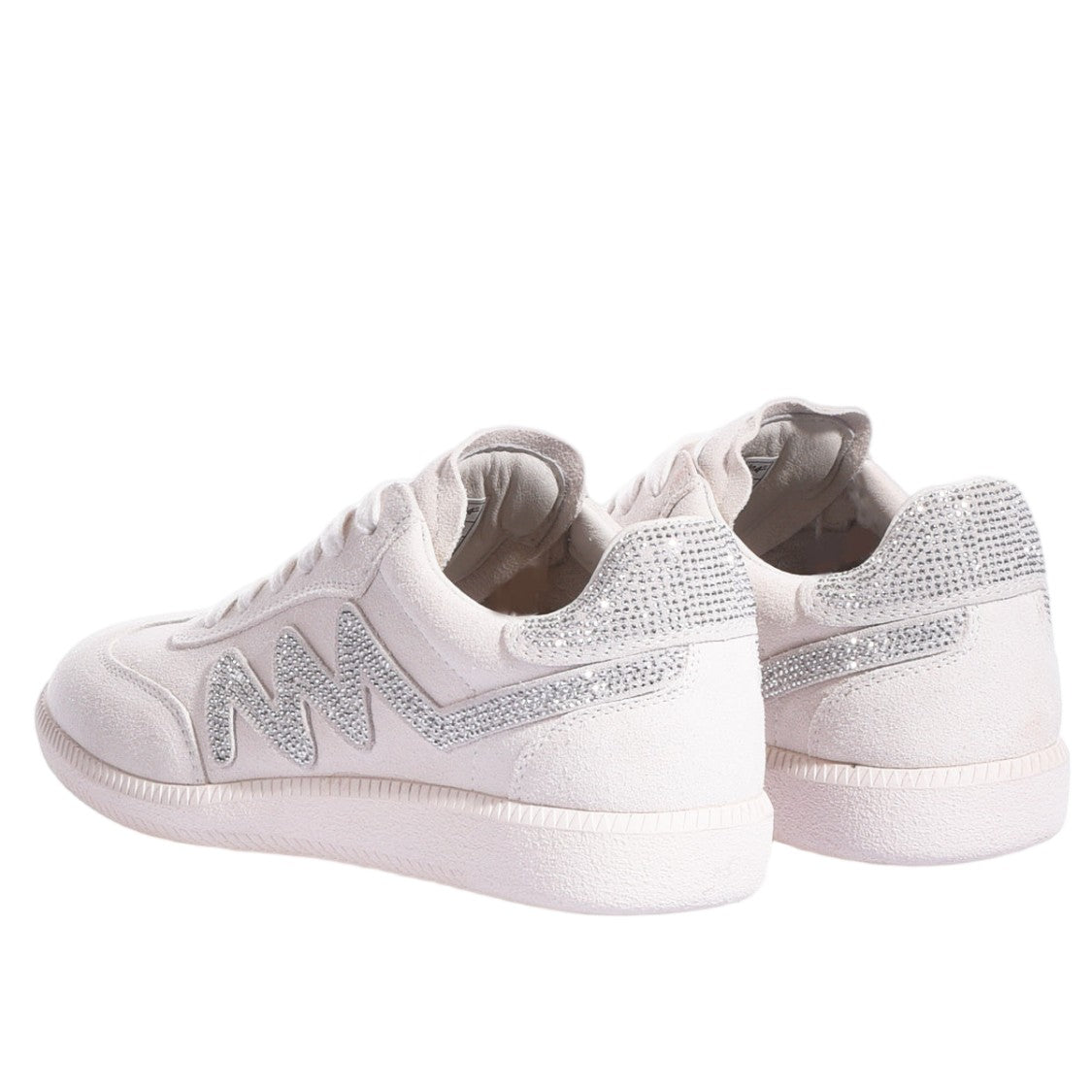 Mimanera White Handcrafted Royal Unique Masterpiece Sneakers