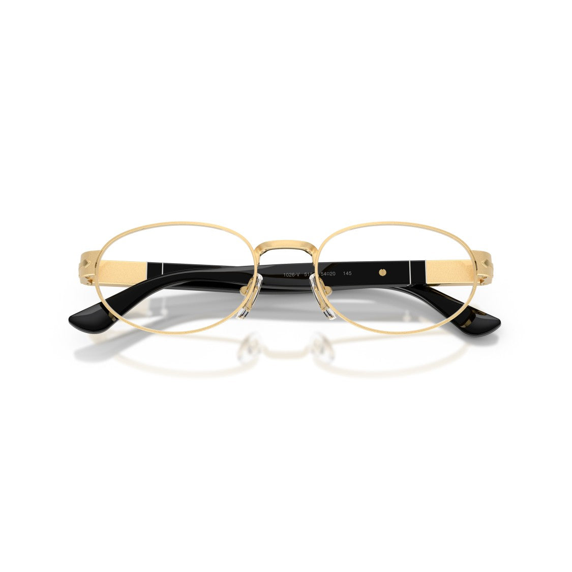 Persol 0Po1026v Oval Metal Frame Eyeglasses
