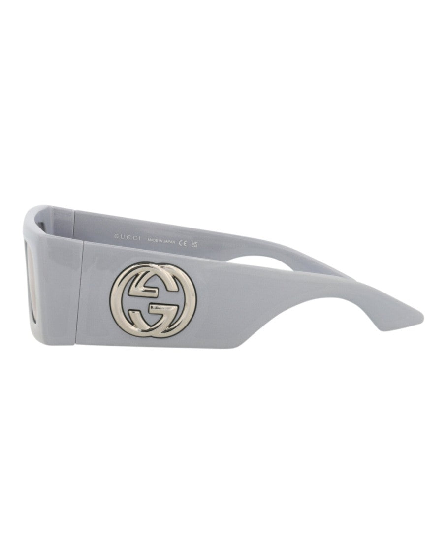 Gucci Shield-Frame Injection Sunglasses