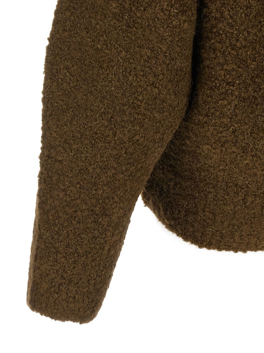 Totême Bouclé Turtleneck Sweater