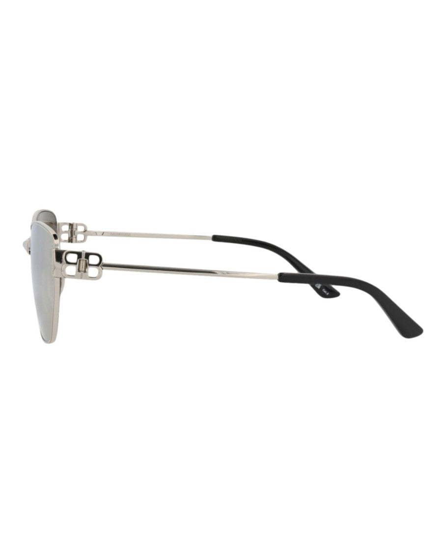Balenciaga Cat Eye-Frame Metal Sunglasses