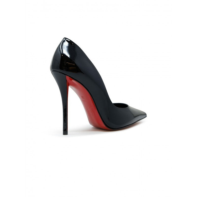 Christian Louboutin Black Patent Miss Z 100 Pumps