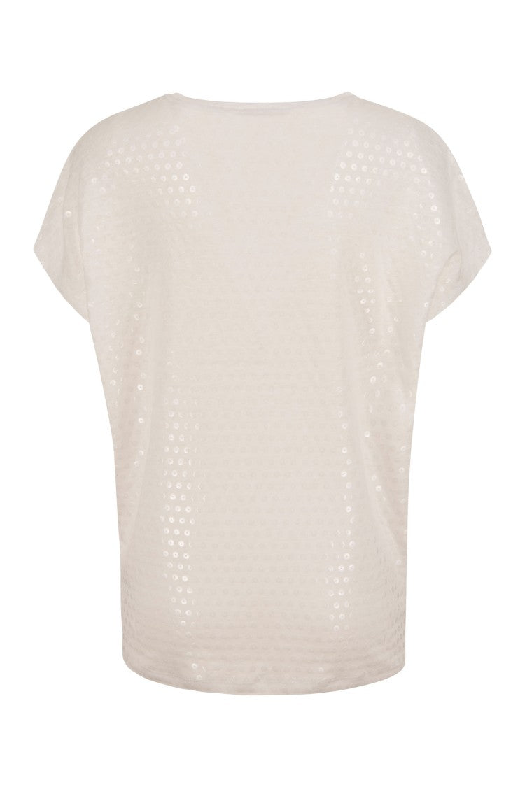 Kangra Short-Sleeved Top With V-Neckline
