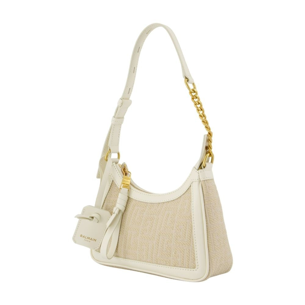 Balmain B-Army Shoulder Bag - Leather - Neutral
