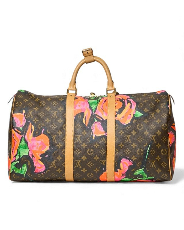 Louis Vuitton Keepall 50 Stephen Sprouse Roses L.E.
