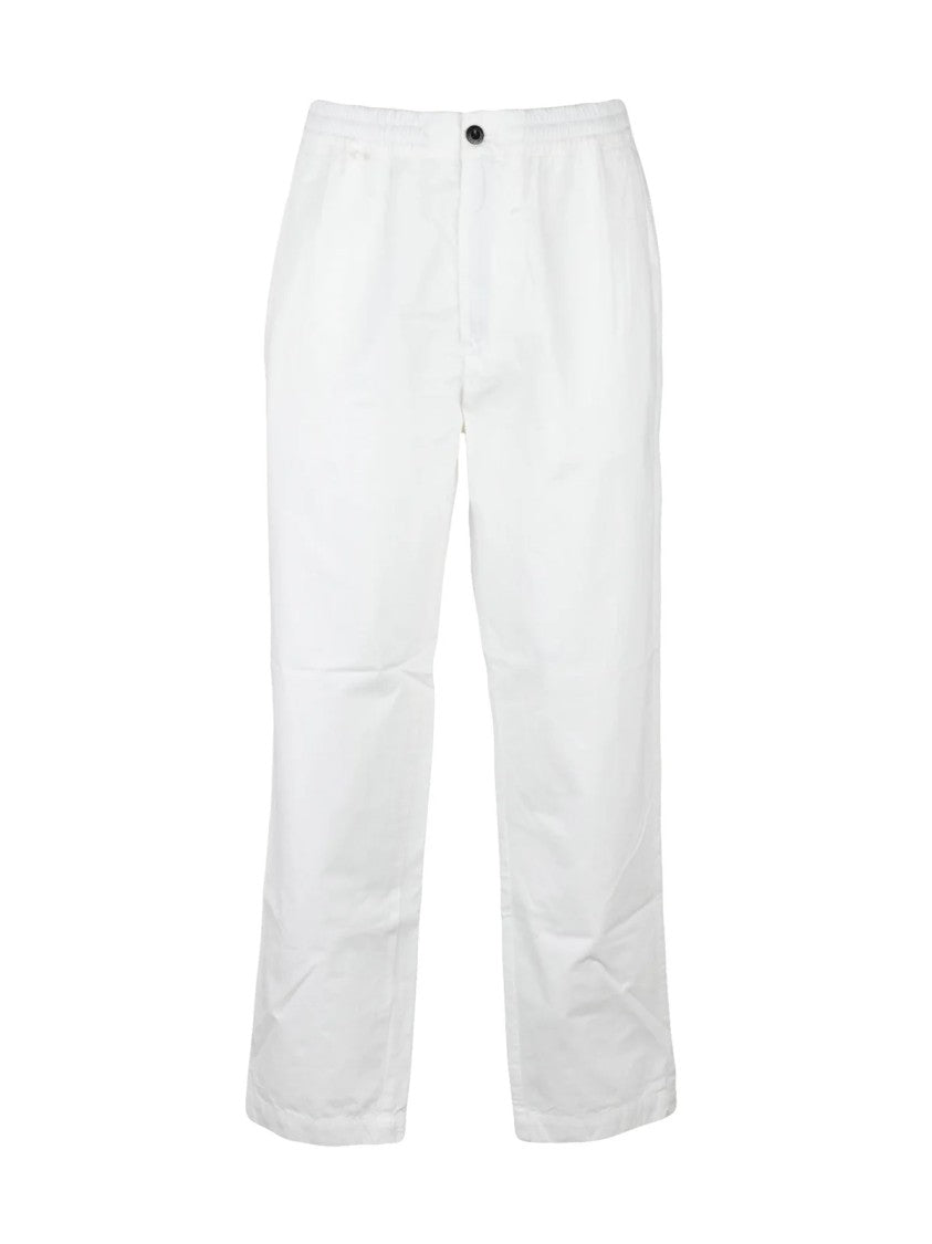 C.P. Company Chino Pants Elastic Waist - White
