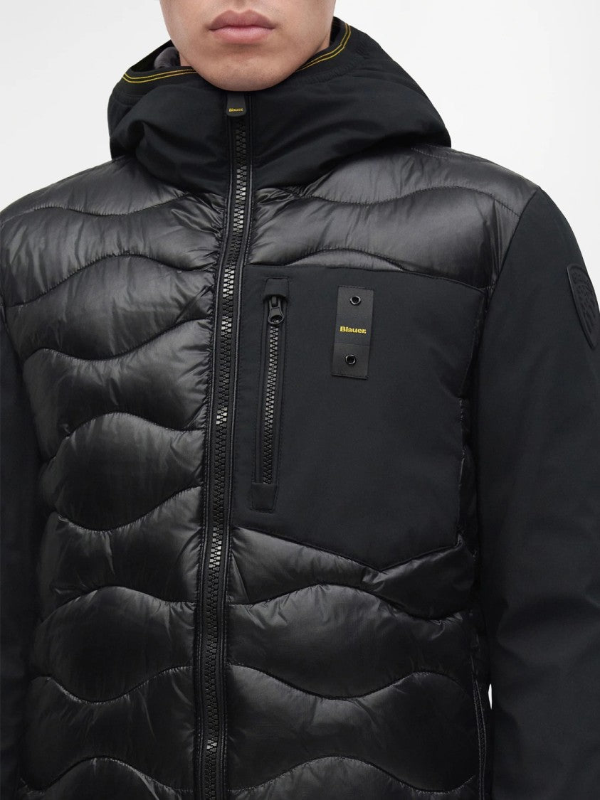 Blauer Quilted Matte Hooded Padded Jacket