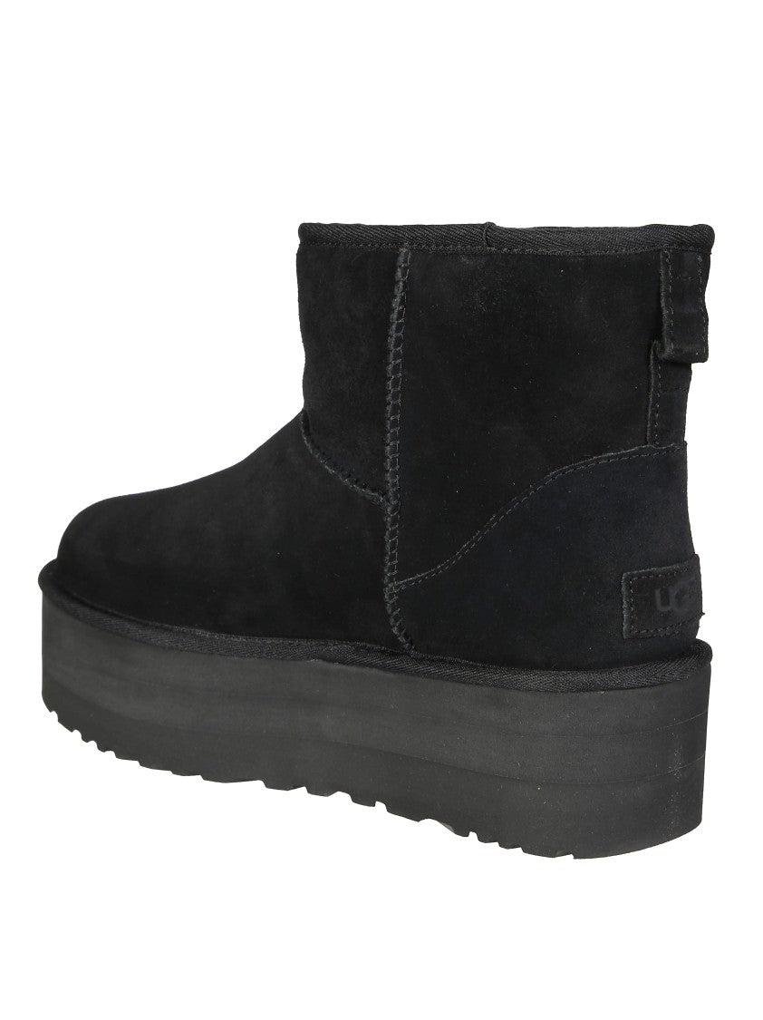 Ugg Mini Platform Boot With Plush Texture
