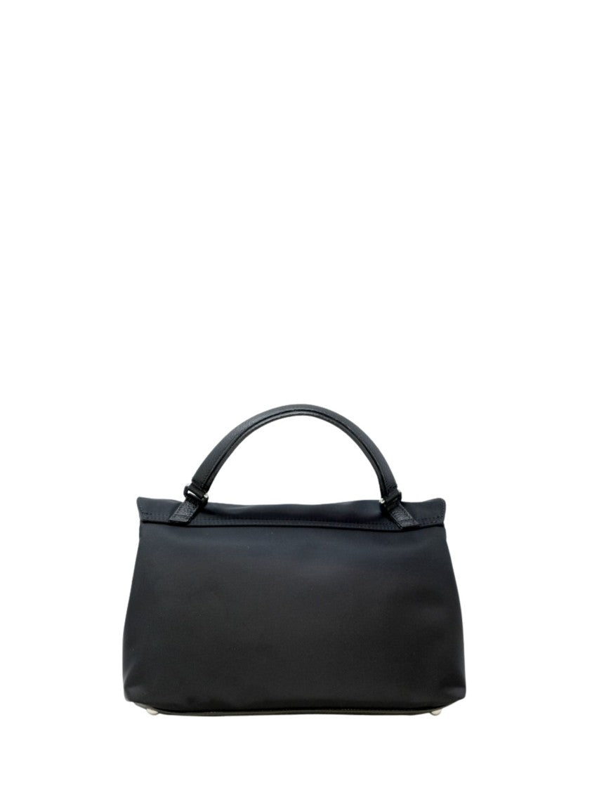 Zanellato Black Twist-Lock Fastening Shoulder Bag