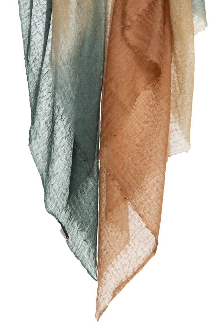 Mirror In The Sky Vibrant Multicolour Scarf With Lively Palette