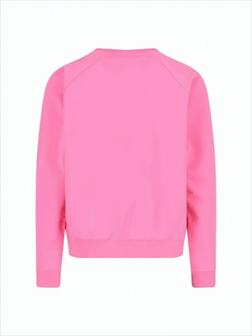 Vivienne Westwood Pink Cropped Sweatshirt With Embroidered Emblem