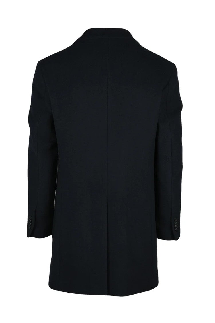 Premier Homme Coat Wool Polyester - Blue