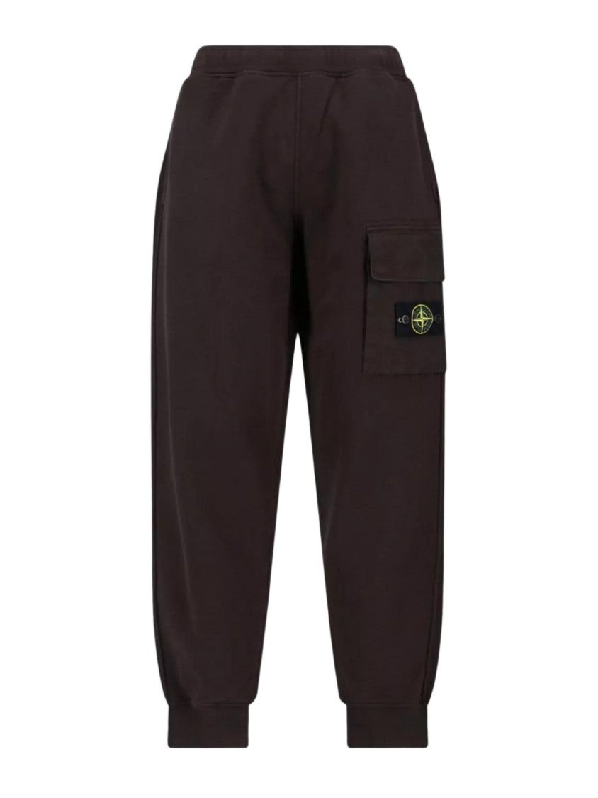 Stone Island Cropped Brown Sweater Trousers