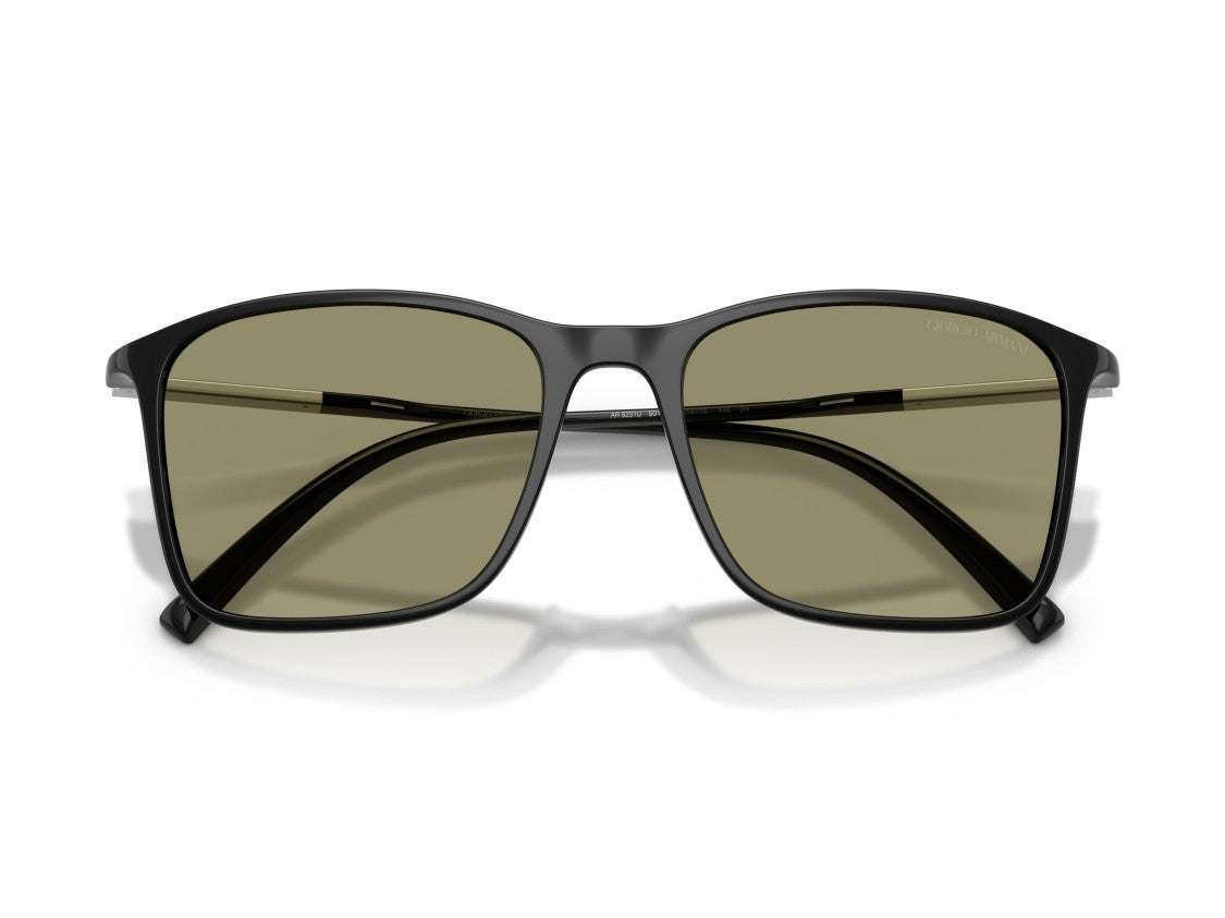 Giorgio Armani Black 0Ar8231u Glossy Square Sunglasses