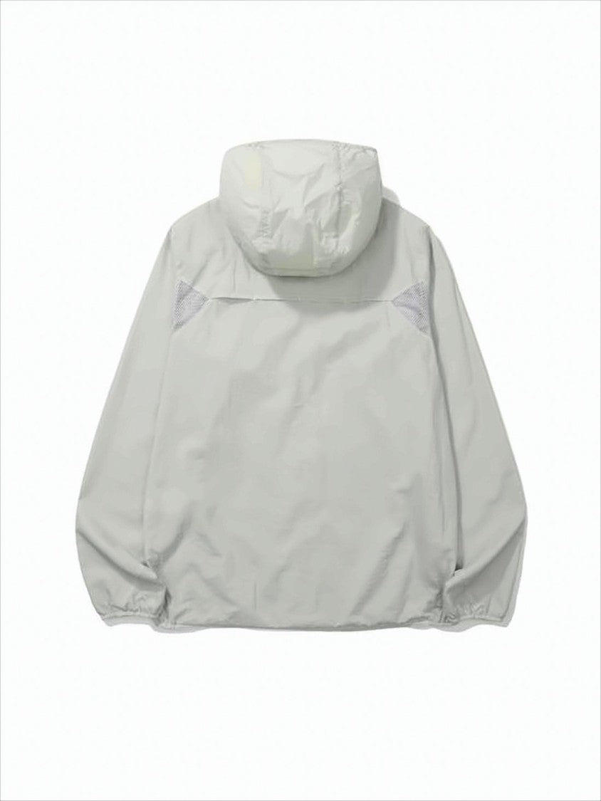 Sierra Designs Hooded Nylon Jacket With Contrast Zipper