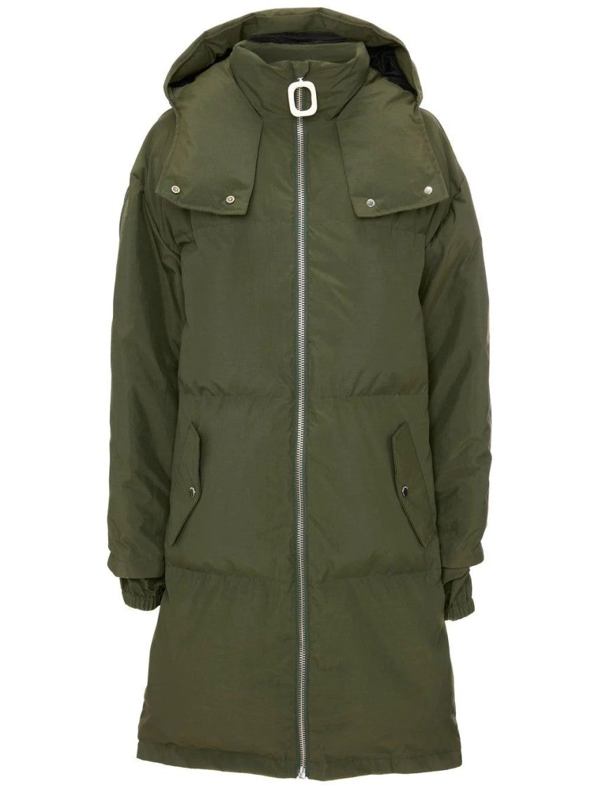 J. W. Anderson Contrast Hood Long Puffer Coat