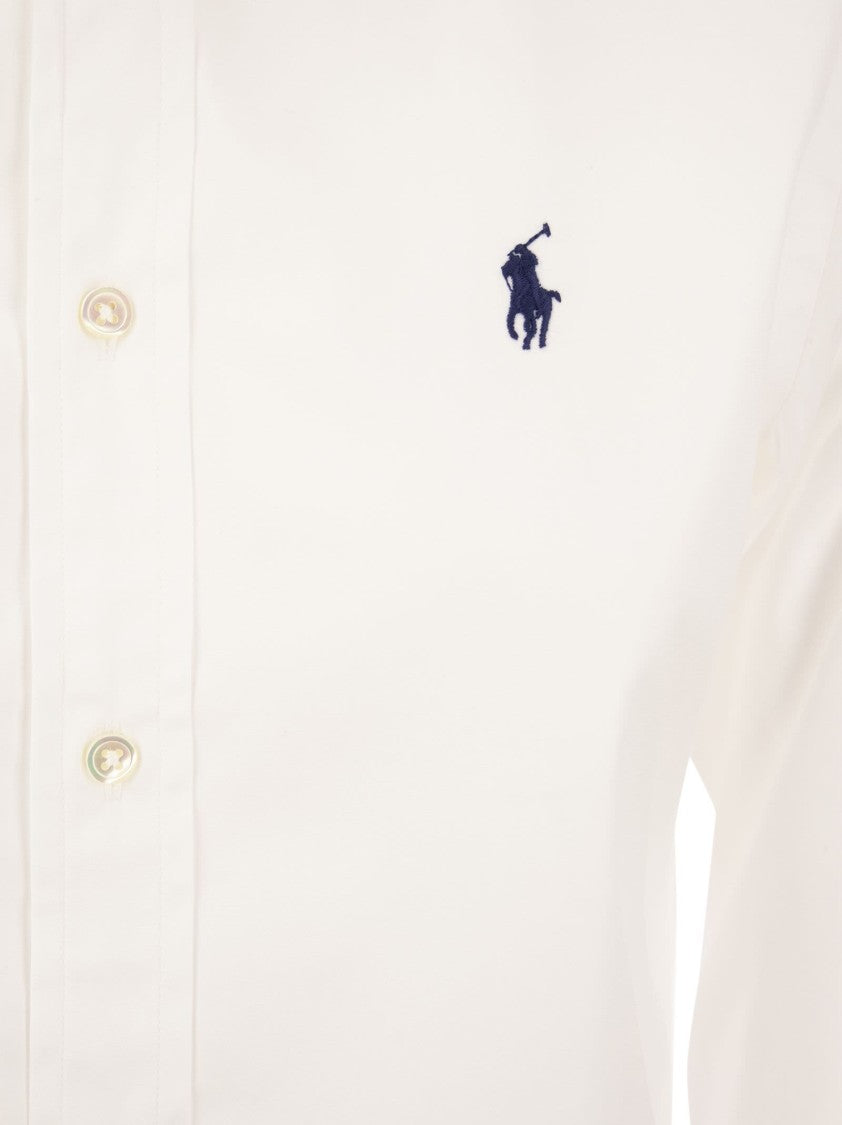 Polo Ralph Lauren Relaxed White Cotton Shirt