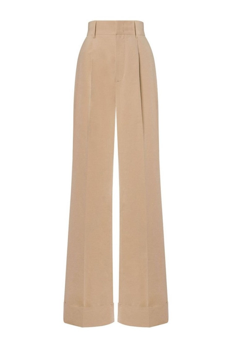 Philosophy Di Lorenzo Serafini Polyester-Cotton Blend Wide Trousers