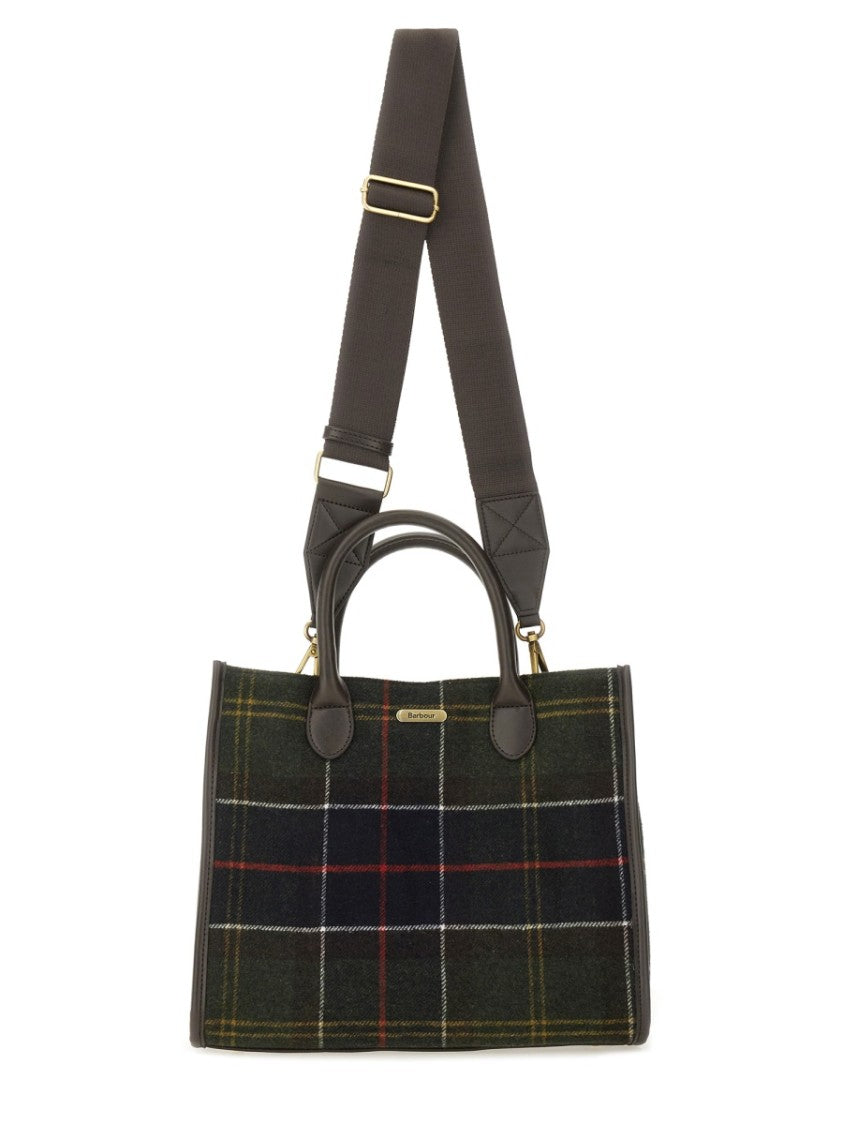 Barbour Tartan "Barrhill" Tote Bag
